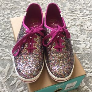 Kate Spade Rainbow Glitter Sneakers